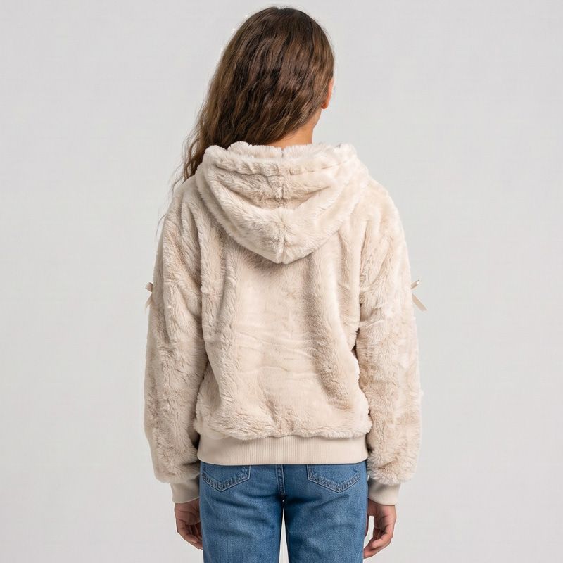 Veste polaire blanc/rose/beigecl278 4-14 ans Enfant CXL BY CHRISTIAN LACROIX
