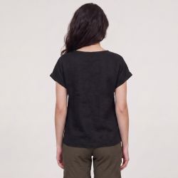 Tee shirt marron cassidy 11123429c Femme LES TROPEZIENNES PAR M.BELARBI