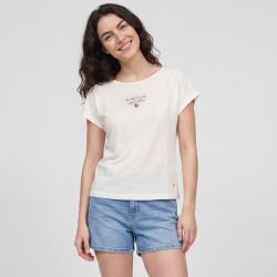 Tee shirt marron cassidy 11123429c Femme LES TROPEZIENNES PAR M.BELARBI