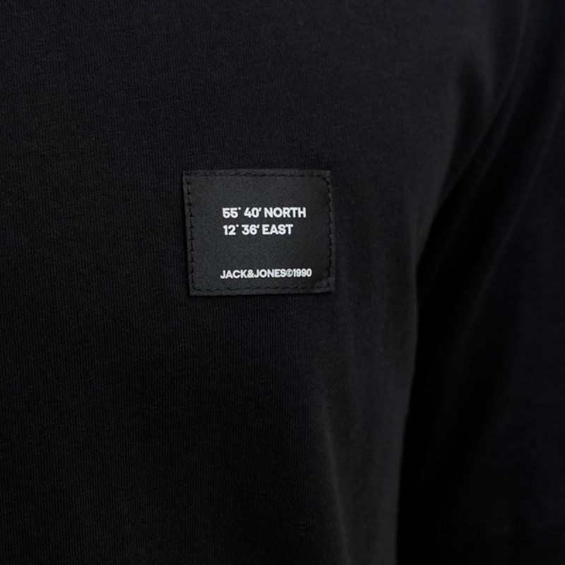 Tee shirt jjcleveland black 12298439 4574 Homme JACK & JONES
