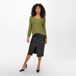 Pull en maille megan col v Femme JDY