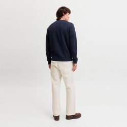 Pull jwhmilano greige 12284507 4573 Homme JACK & JONES