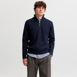 Pull jwhmilano stitch stone gray 12284509 4573 Homme JACK & JONES