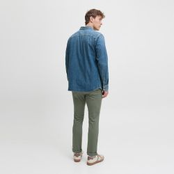 Pantalon chino avec ourlets coton bolton bowie Homme JACK & JONES