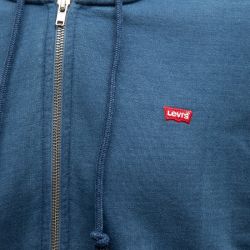 Sweat à capuche bordeaux avec fermeture éclair Homme LEVI'S
