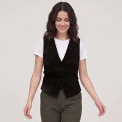 Gilet col v à boutons brillant Femme LA PETITE ETOILE