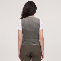 Gilet de costume imprimé rayures Femme LA PETITE ETOILE