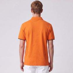 Polo coton violet 61051000 Homme US POLO