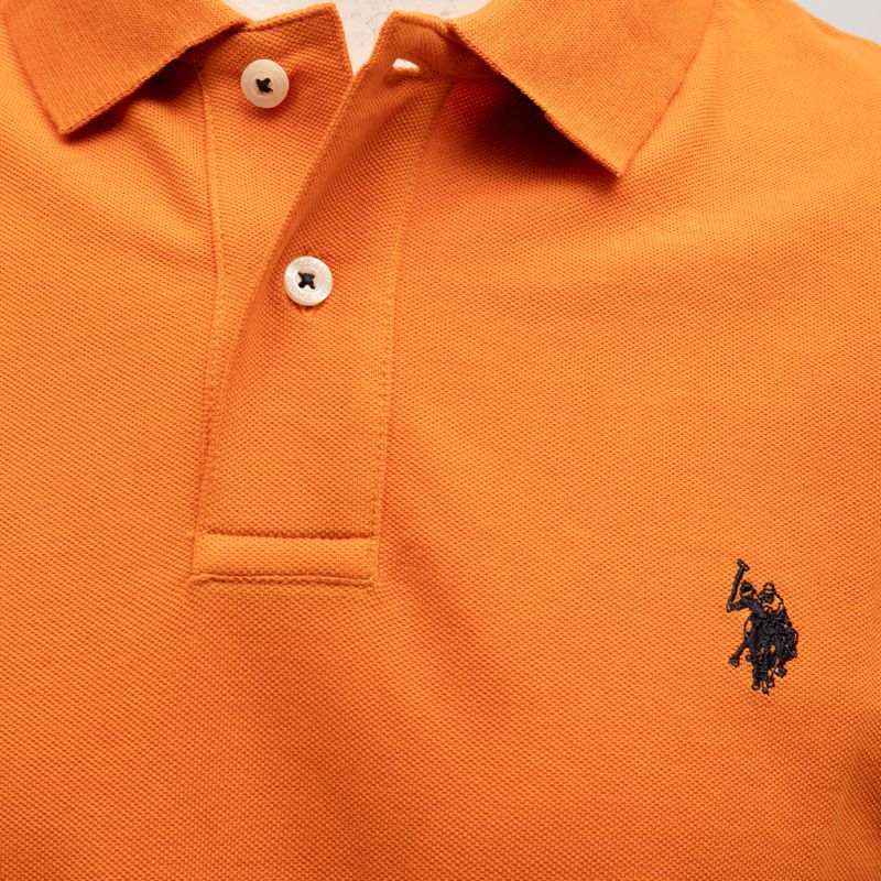 Polo coton violet 61051000 Homme US POLO