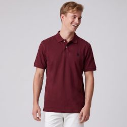 Polo coton gris 61051000 Homme US POLO
