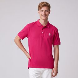 Polo jersey bleuette Homme US POLO