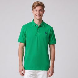 Polo jersey bleuette Homme US POLO