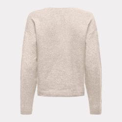 Pull col V maille plate regular Femme ONLY
