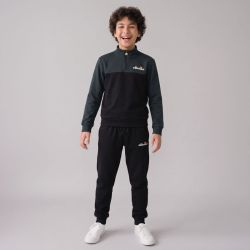 Ensemble jogging zippe noir/vert sj00350b Enfant ELLESSE