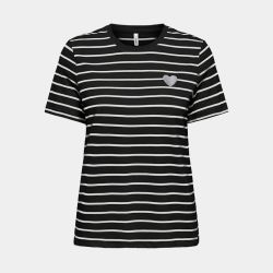 T-shirt onlliva black 15353397 4601 Femme ONLY