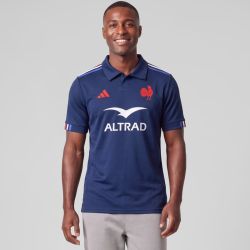 Maillot de rugby france bleu fonce h jsy jg3533 Homme ADIDAS