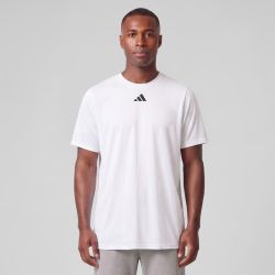 Tee shirt gris chine moyen m ss pregame a jx4455 Homme ADIDAS