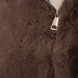Veste zippee a capuche fourrure wz-03 Femme HERITAGE COUTURE