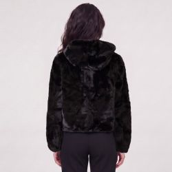 Veste zippee a capuche fourrure wz-03 Femme HERITAGE COUTURE
