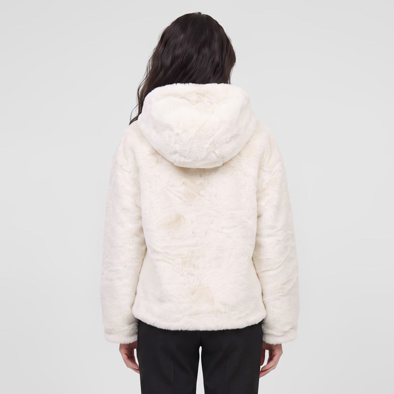 Veste zippe a capuche fourrure wz-08 Femme HERITAGE COUTURE
