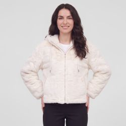 Veste zippe a capuche fourrure wz-08 Femme HERITAGE COUTURE