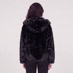 Veste zippe a capuche fourrure wz-08 Femme HERITAGE COUTURE
