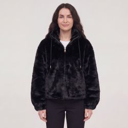 Veste zippe a capuche fourrure wz-08 Femme HERITAGE COUTURE