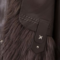 Blouson simili cuir a fourrure wz-02 Femme HERITAGE COUTURE