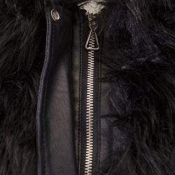 Blouson simili cuir a fourrure wz-02 Femme HERITAGE COUTURE