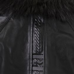Blouson simili cuir a fourrure wz-02 Femme HERITAGE COUTURE
