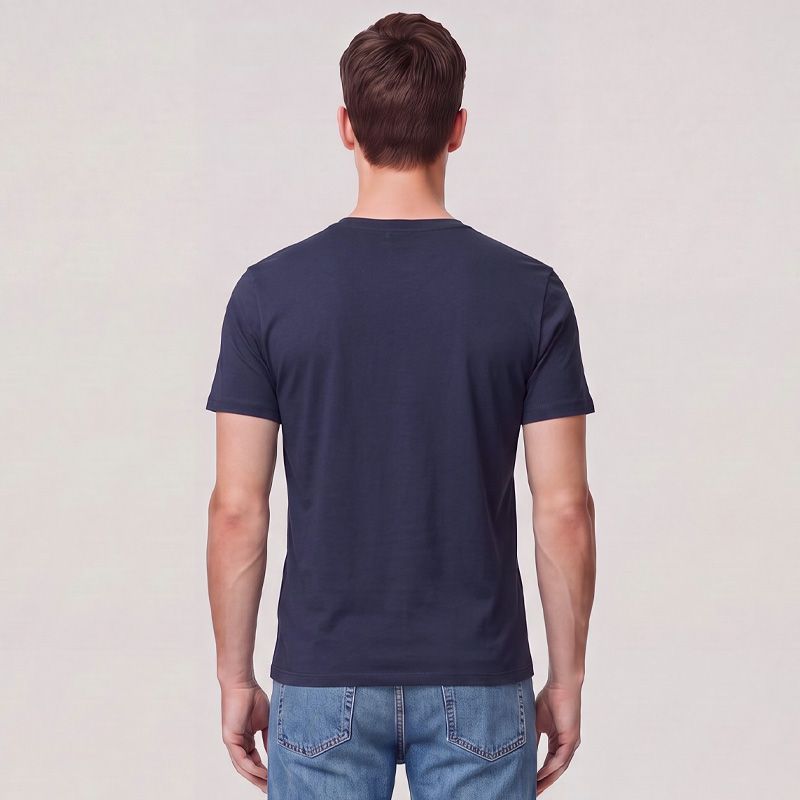 Tee shirt col rond uni avec logo Homme REDSKINS