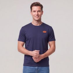 Tee shirt col rond uni avec logo Homme REDSKINS