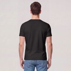 Tee shirt col rond uni avec logo Homme REDSKINS
