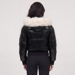 Blouson noir brillant armelle paragoose Femme PARAGOOSE