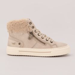 Basket montante cognac fourrure 15m011200300 t36/41 Femme MUSTANG