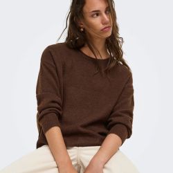 PULL ONLOLIVIA LS DARK GREY MELANGE 15380548 4572