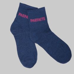 Chaussette rose parfaite claire a paillette em-ch-xgs2643 Femme EMERAUDE