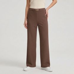 Pantalon Liv droit taille haute avec chaine Femme VERO MODA