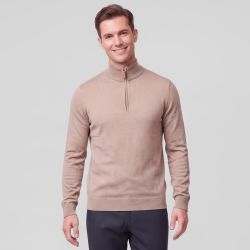 Pull col demi zip pnm-04 paname brothers Homme PANAME BROTHERS