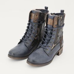 Bottine a talon navy 15m0062015 t36/41 Femme MUSTANG
