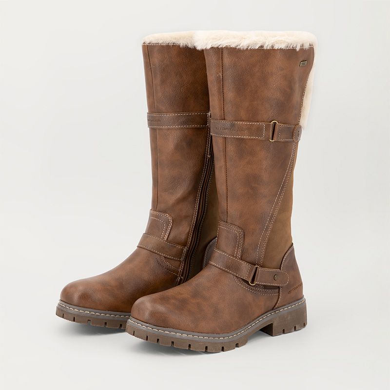 Botte fourree brown 4290830037 t36/41 Femme TOM TAILOR