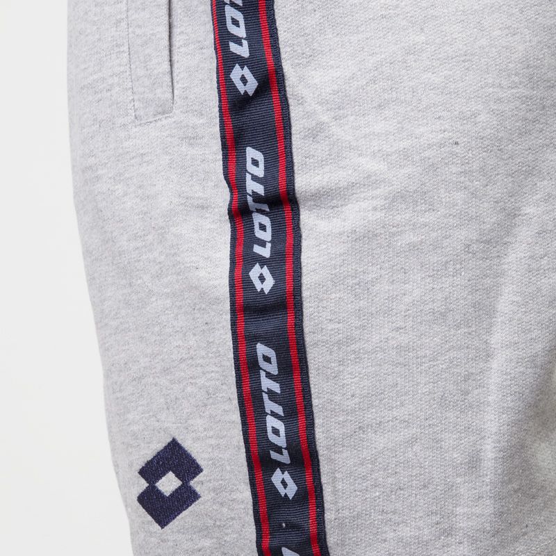 Bermuda coton effet jogging avec bandes Homme LOTTO