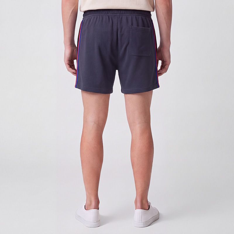 Bermuda coton effet jogging avec bandes Homme LOTTO