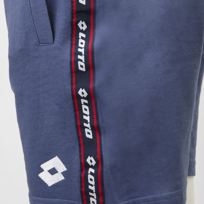 Bermuda coton effet jogging avec bandes Homme LOTTO