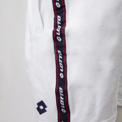 Bermuda coton effet jogging avec bandes Homme LOTTO
