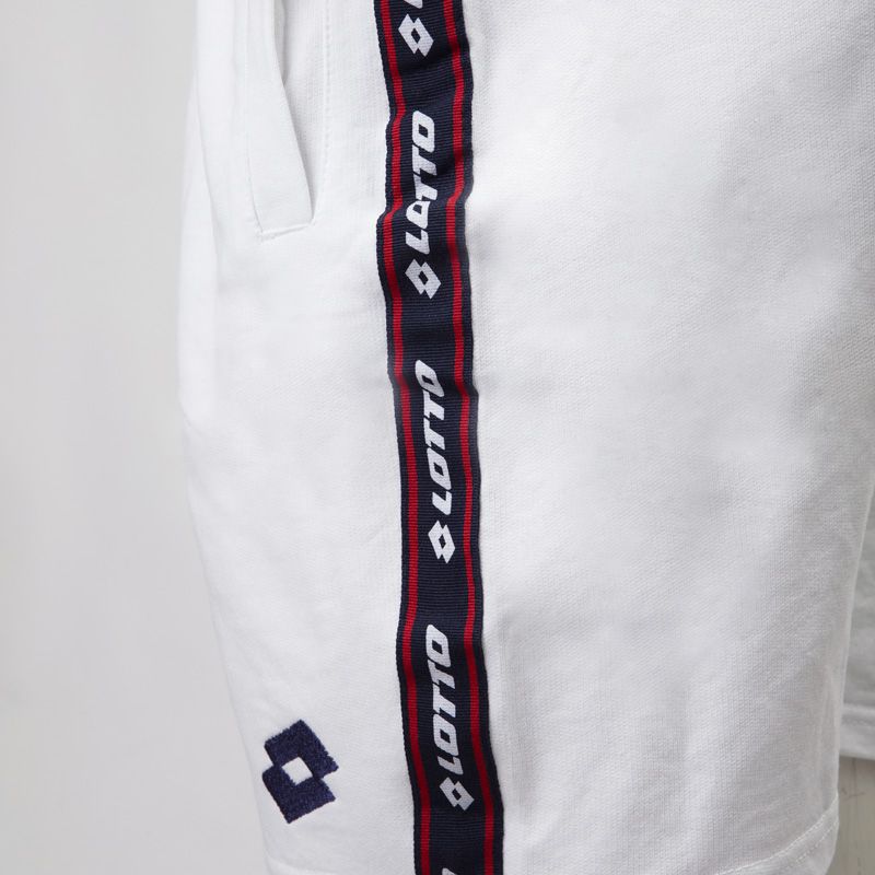 Bermuda coton effet jogging avec bandes Homme LOTTO
