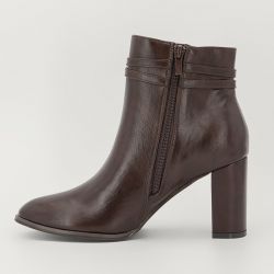Bottine chocolat c01t342pucho01j t36/41 Femme LES PETITES BOMBES