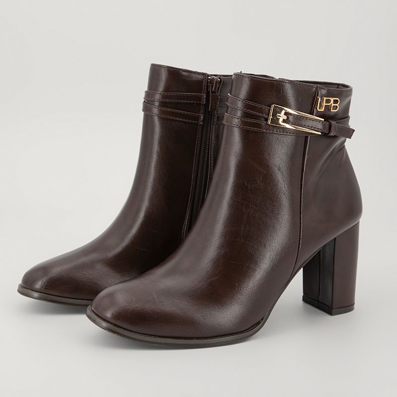 Bottine chocolat c01t342pucho01j t36/41 Femme LES PETITES BOMBES