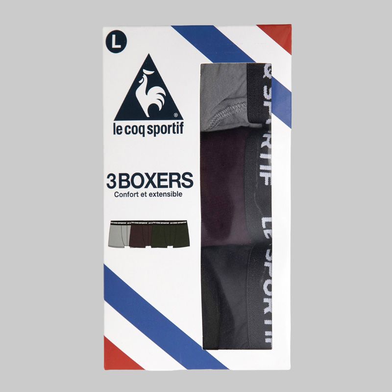 Lot de 3 boxers Homme LE COQ SPORTIF