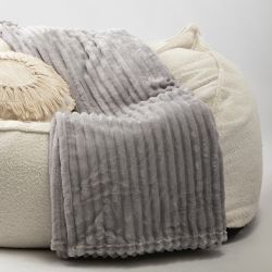 PLAID ARGENT 130X180 37016522198